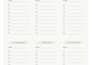 design professional printed planner, checklist and worksheet